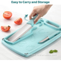 Non Slip Wheat Straw Plastic Chopping Board